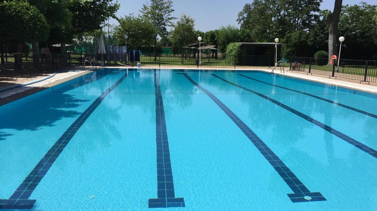 La piscina olímpica del Aeroclub, en una imagen de esta misma semana