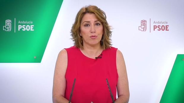 Susana Díaz insiste en vetar a Vox en la presidencia de la comisión de reconstrucción de Andalucía