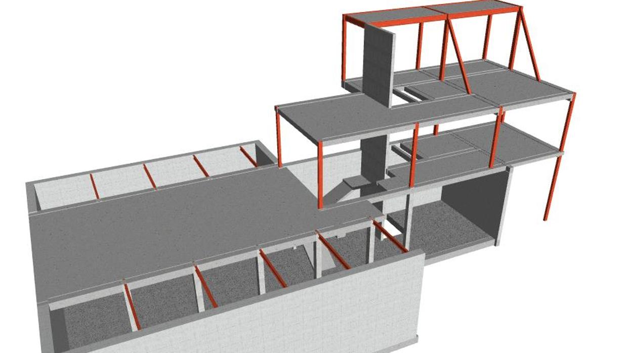 Estructura de la nueva zona de radioterapia