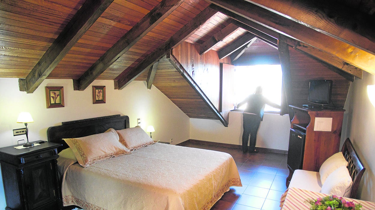 Interior de uan casa rural