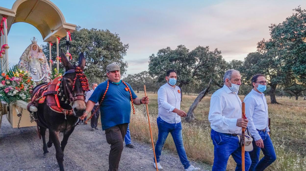 Traslado de la Virgen de Luna en Pozoblanco