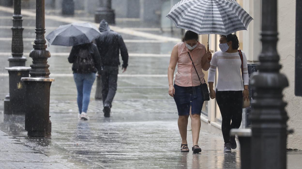 Lluvia en Córdoba en esta primavera de 2020