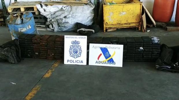 Intervenidos 200 kilos de cocaína en un contenedor con chatarra en el puerto de Algeciras