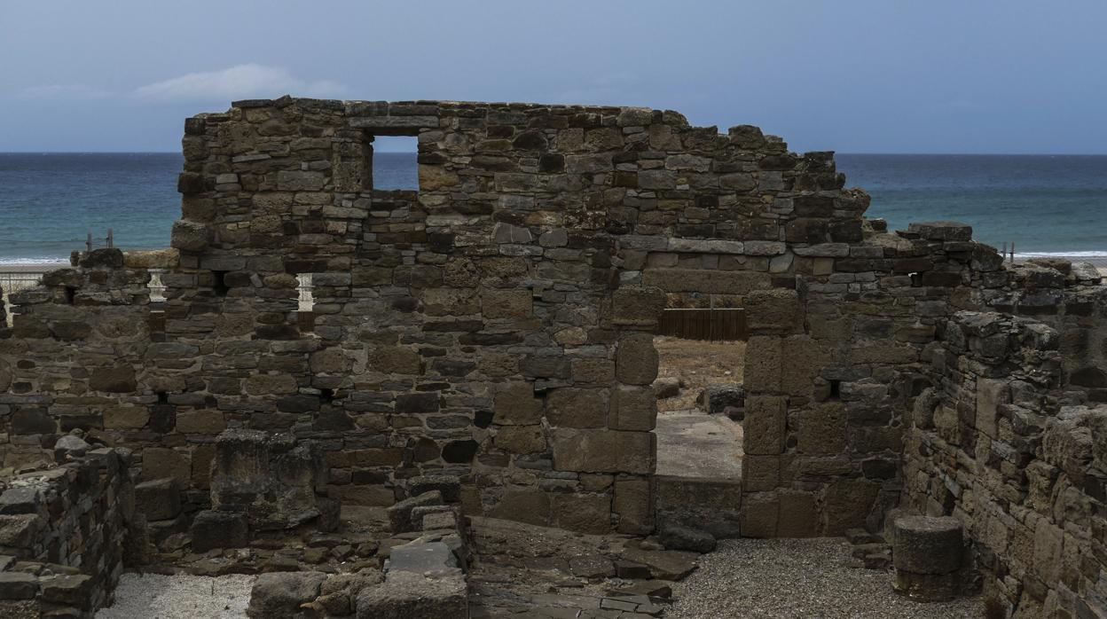 Imagen de la parte baja de las ruinas, donde se elaboraba el garum y la salazón de pescados