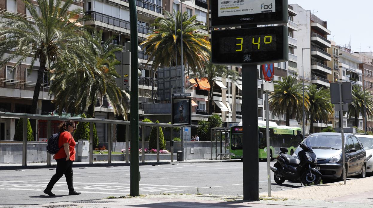 Paseo de la Victoria en Córdoba en junio de 2020