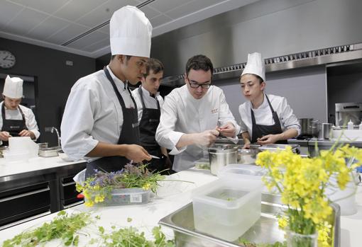 Paco Morales, en la cocina de Noor