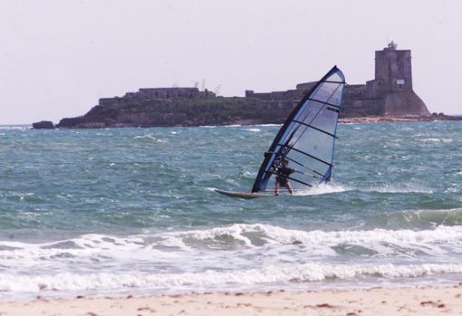 Playa de Camposoto, en Cádiz