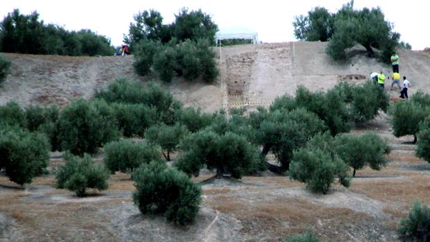 Arqueólogos de la Universidad de Jaén hallan bastiones de la muralla de la ciudad que asedió Escipión