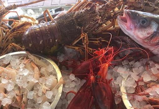 Pescados y mariscos en La Ponderosa