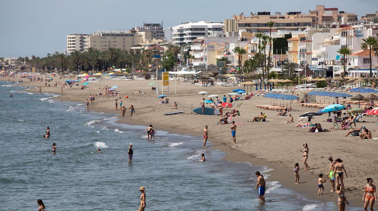 Playa de la Carihuela, en Torremolinos