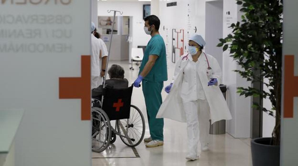 Sanitarios en un hospital de Córdoba