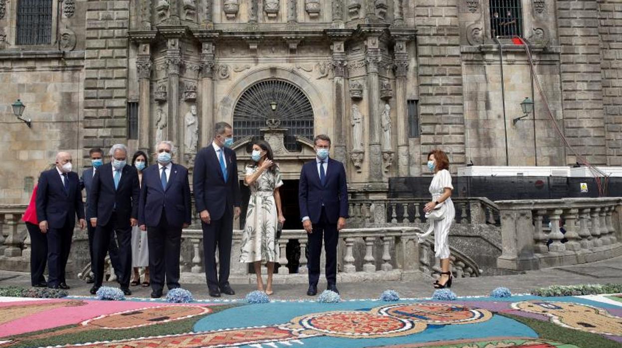 Sus Majestades los Reyes en Santiago de Compostela