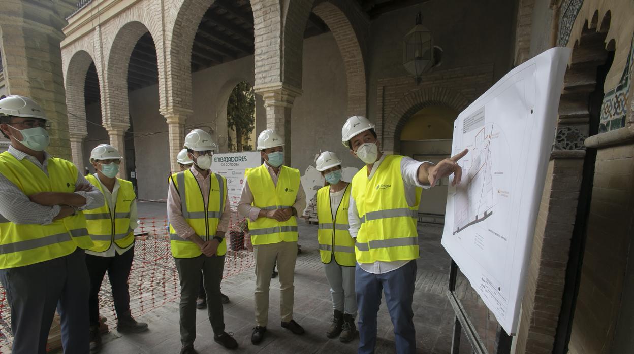 Visita a las obra del Palacio de Congresos