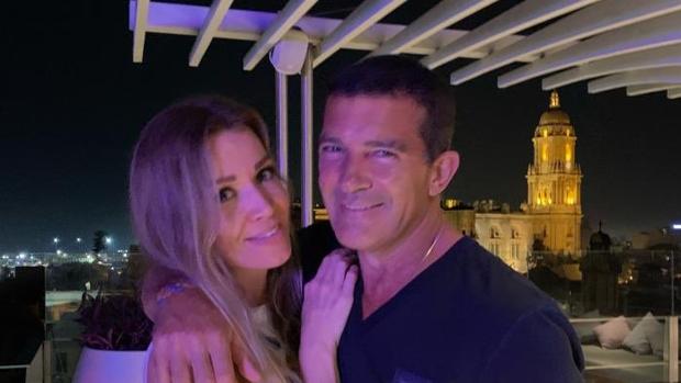 Antonio Banderas celebra el cumpleaños de Nicole Kimpel en su ático de Málaga