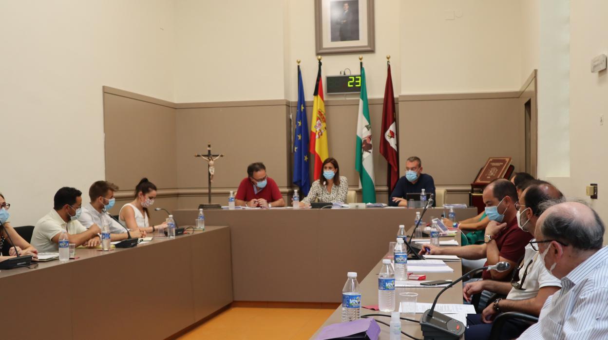 Sesión plenaria del Ayuntamiento de Baena