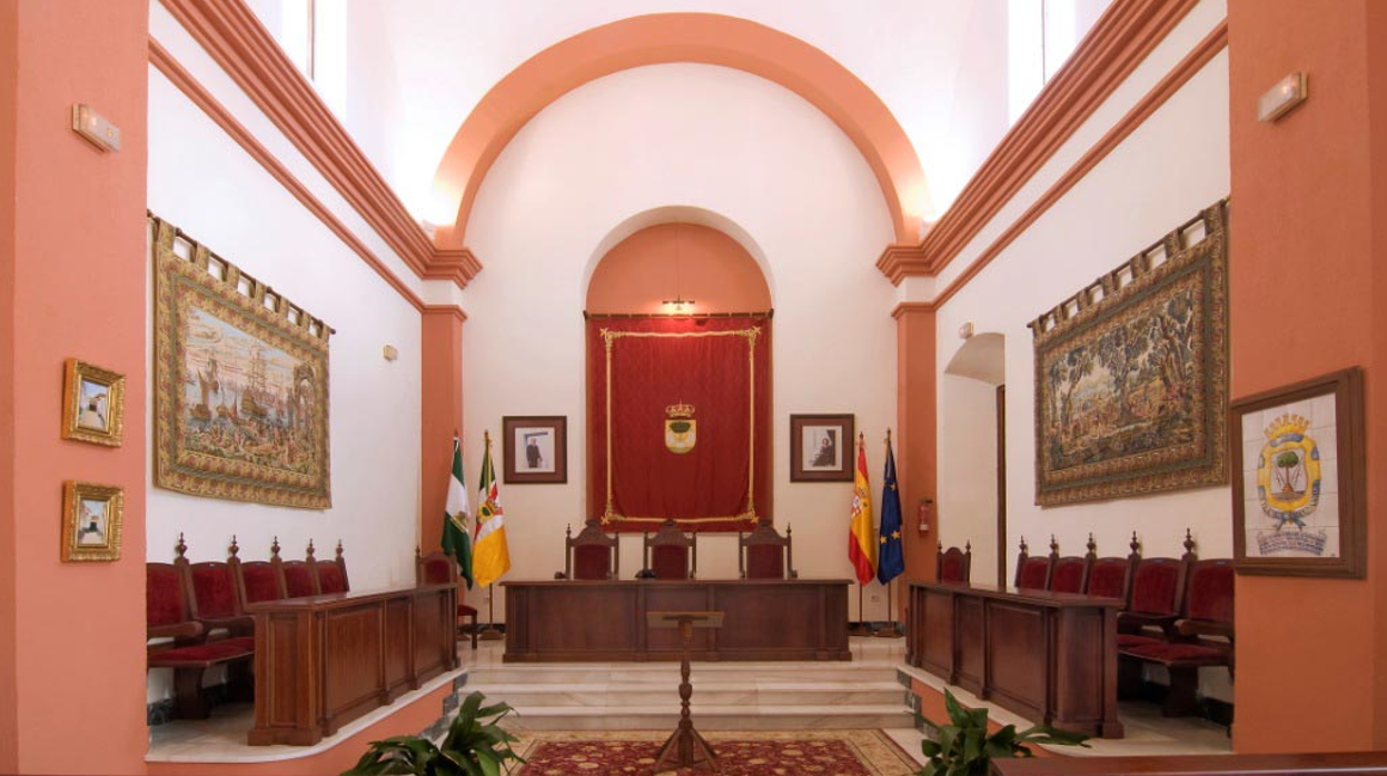 Salón de Plenos del Ayuntamiento de Manzanilla