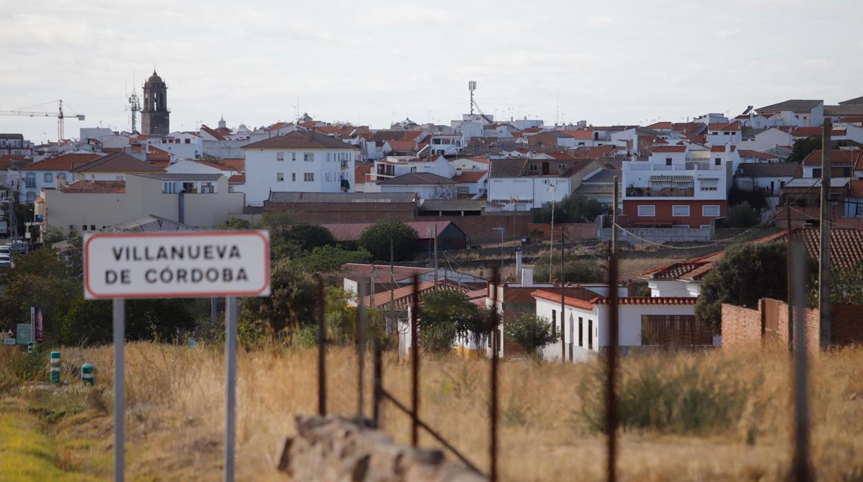 Imagen de las vistas de Villanueva de Córdoba a la entrada a la localidad