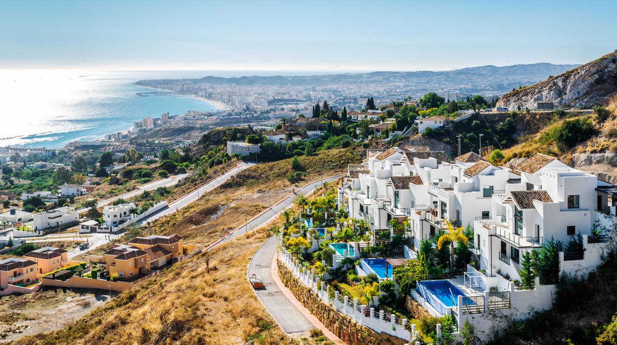 Imagen aérea de Fuengirola (Málaga), destino favorito de los cordobeses durante el verano