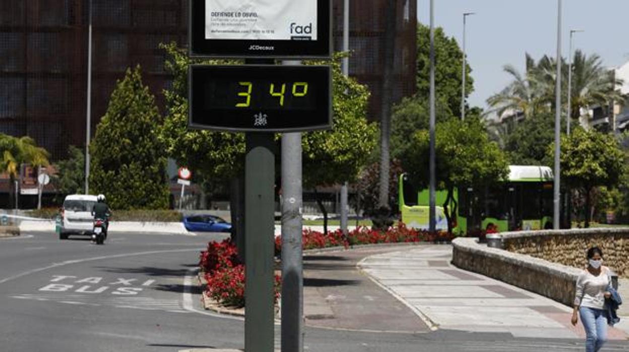 Las máximas del tiempo esta semana en Córdoba rondarán los 33 ó 34 grados, salvo el lunes