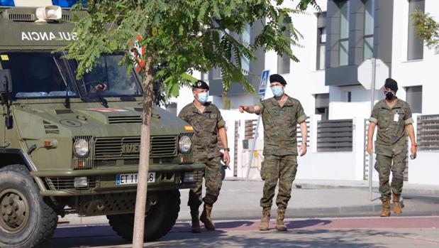 Un centenar de militares de la BRI X inicia los rastreos en busca de José Morilla en la zona de Mirabueno