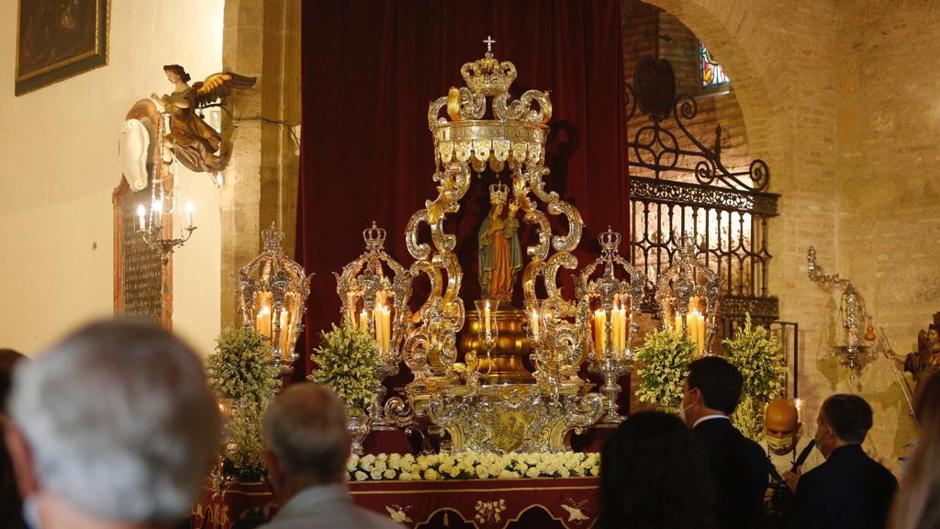 El obispo asegura que la Virgen de la Fuensanta «nos va a salvar de esta situación»