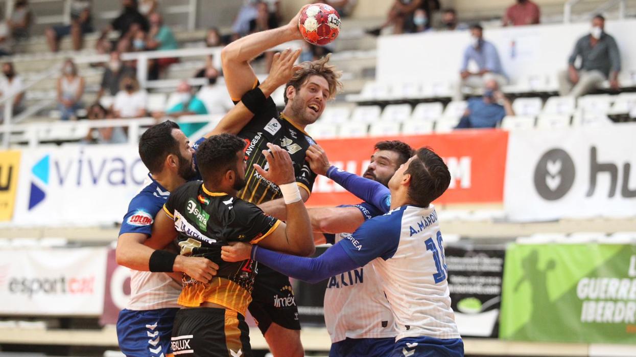 Lance del partido en Granollers