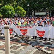 Protesta de hosteleros, este martes