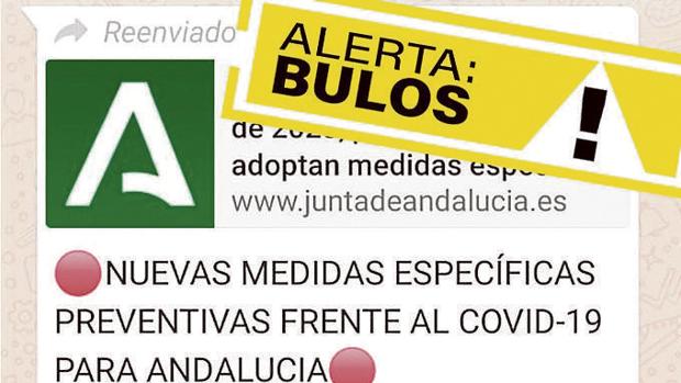 Los bulos, dudas y alarmismos sobre el coronavirus en Andalucía