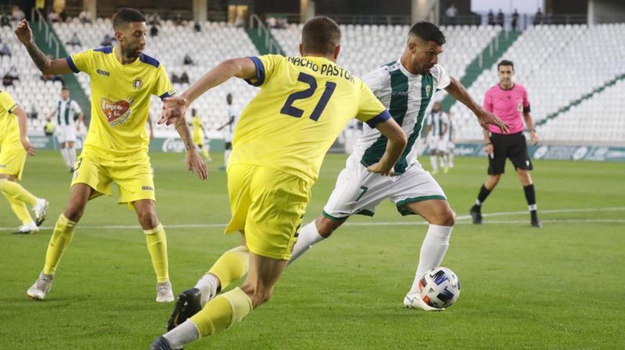 Willy Ledesma, en el partido ante el Lorca Deportiva