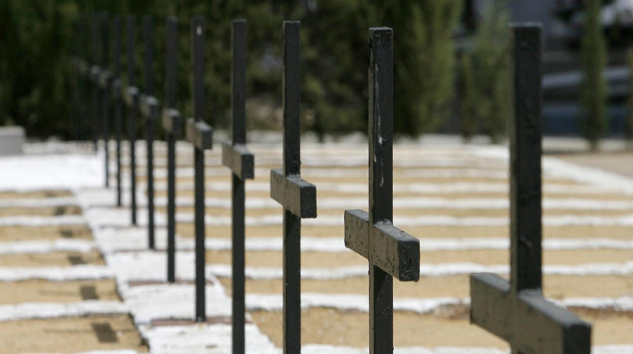 Cruces en el cementerio de San Rafael