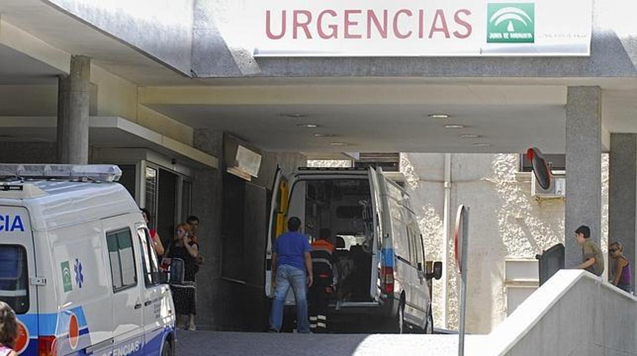 Entrada de Urgencias de un hospital de Granada