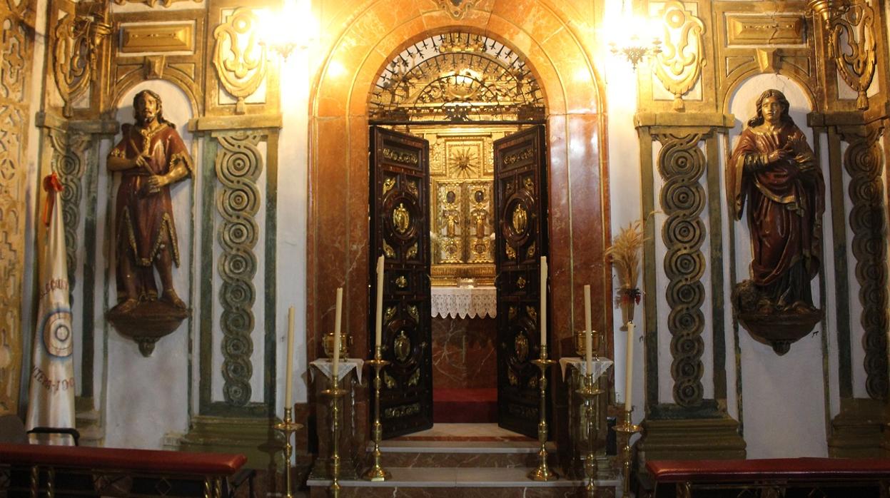 Capilla de la parroquia del Soterraño en Aguilar de la Frontera