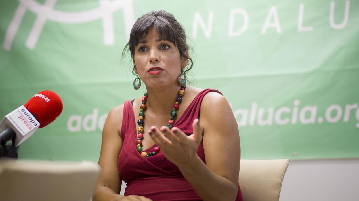 Teresa Rodríguez, cuando era presidenta de Adelante Andalucía