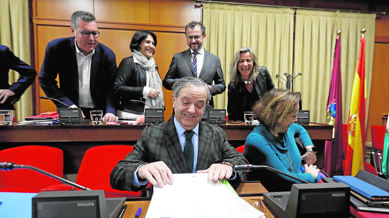 Los concejales del PP y de Ciudadanos en el Pleno en una imagen de archivo