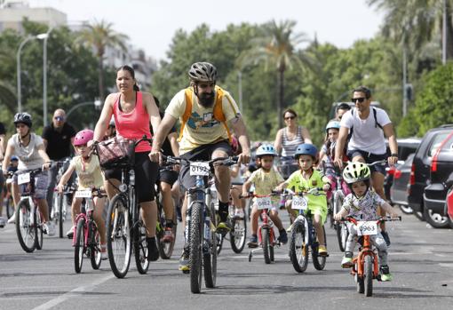 Marcha en bicicleta en Córdoba