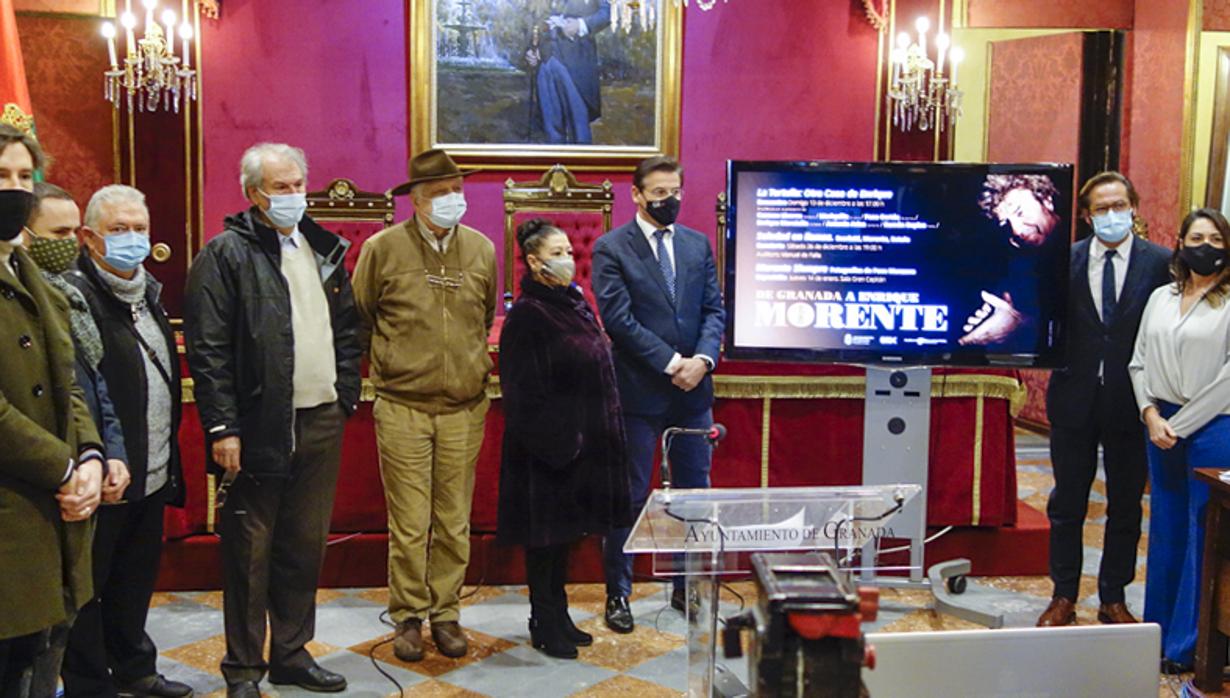 Presentación del programa en el Ayuntamiento de Granada