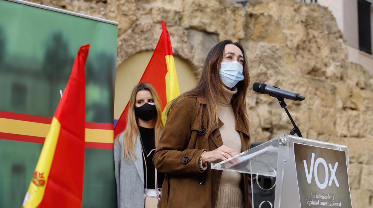 La portavoz de Vox en el Ayuntamiento de Córdoba, Paula Badanelli