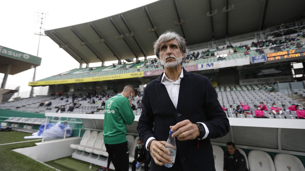 Pablo Alfaro en la previa del partido ante El Ejido