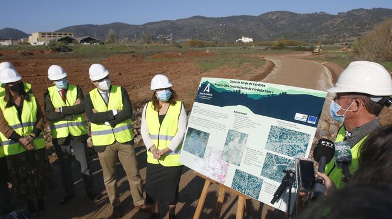 Imagen de archivo de la presentación del Cinturón Verde de Córdoba