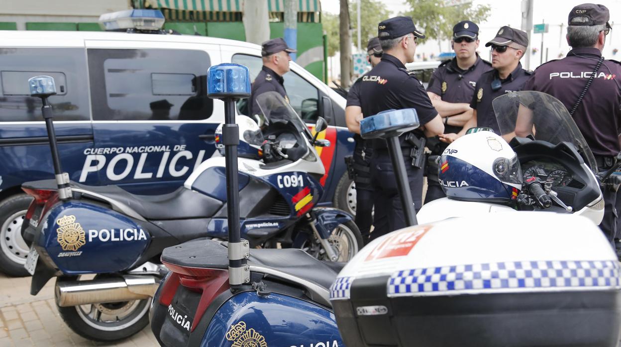 Imagen de un dispositivo de la Policía Nacional en Córdoba