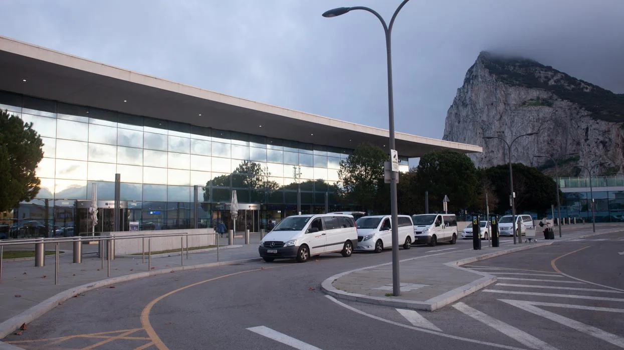 Imagen del aeropuerto de Gibraltar este lunes