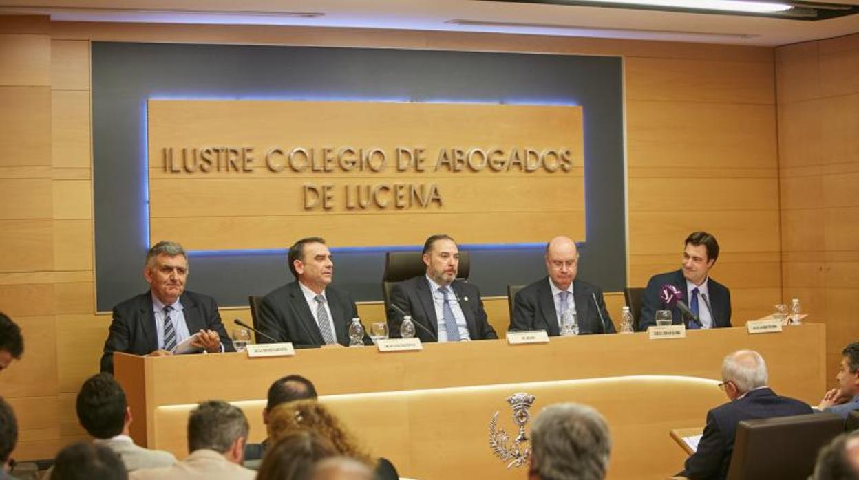 Un acto en el Colegio de Abogados de Lucena