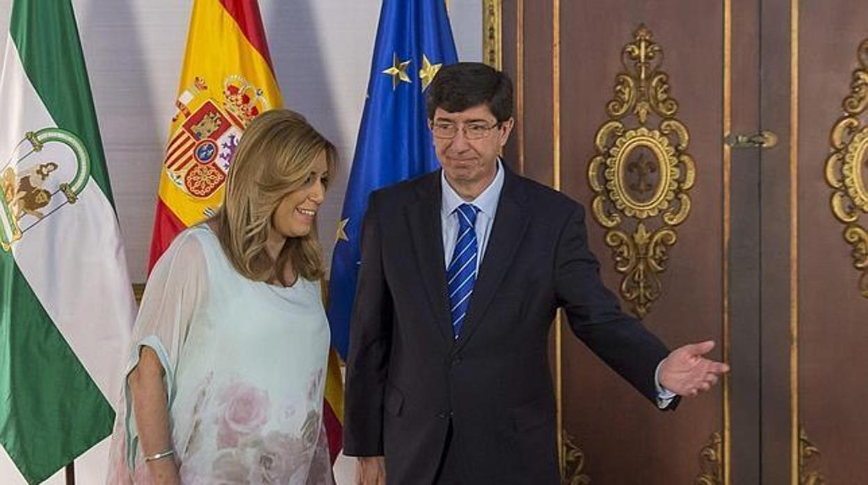 Susana Díaz y Juan Marín