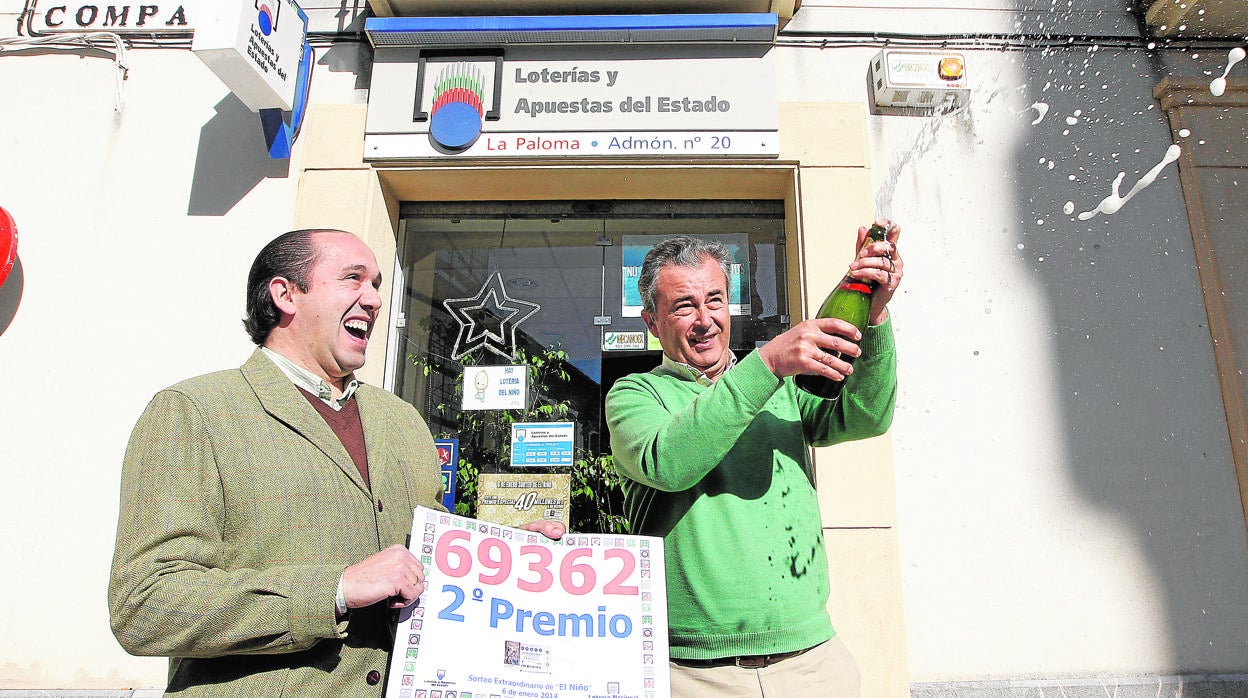 Segundo premio de la Lotería de El Niño, que tocó en Córdoba en 2014