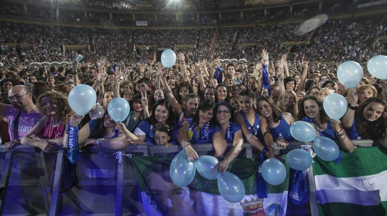 Concierto de Bisbal en la plaza de Toros de Córdoba en 2014