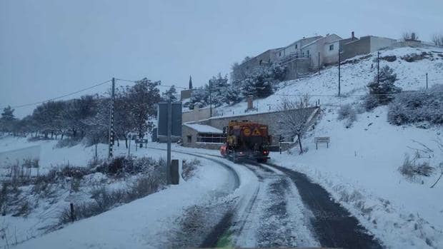Filomena trae este viernes avisos naranja por nieve en Granada, Almería y Jaén