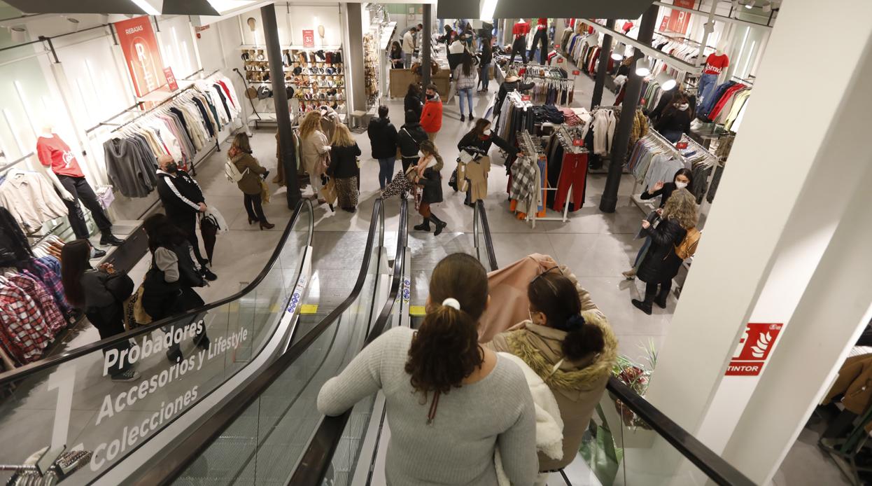 Comercio en el Centro de Córdoba en rebajas