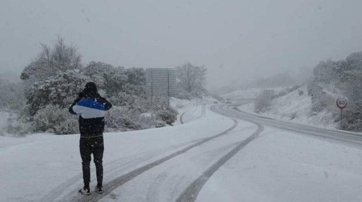 Temporal de nieve en Jaén