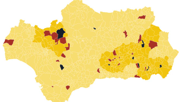 Mapa Covid-19 en Andalucía: ¿Qué medidas y restricciones hay en mi municipio por el coronavirus?