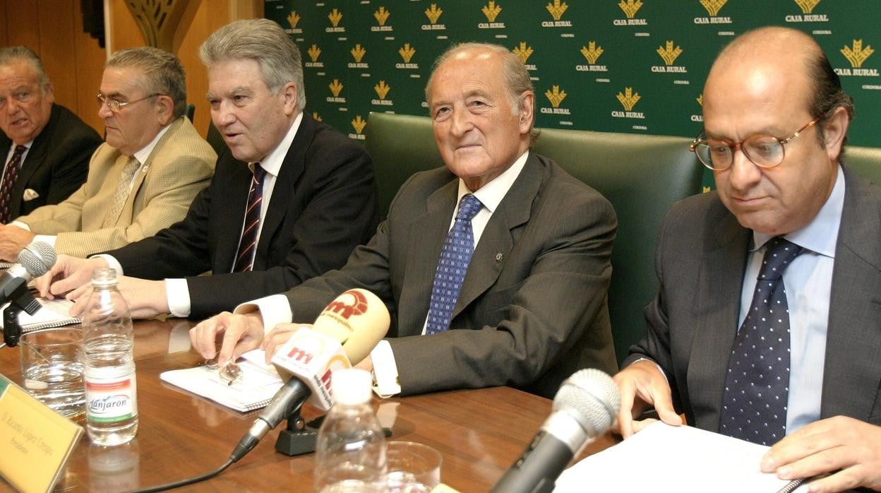 Ricardo López-Crespo, en 2006, en su etapa como presidente de Caja Rural de Córdoba